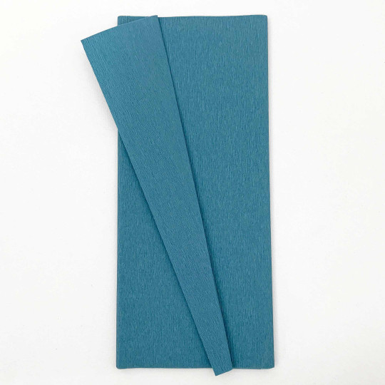 Double Sided Crepe Paper ~ Gloria Doublette from Germany ~ Aqua Blue